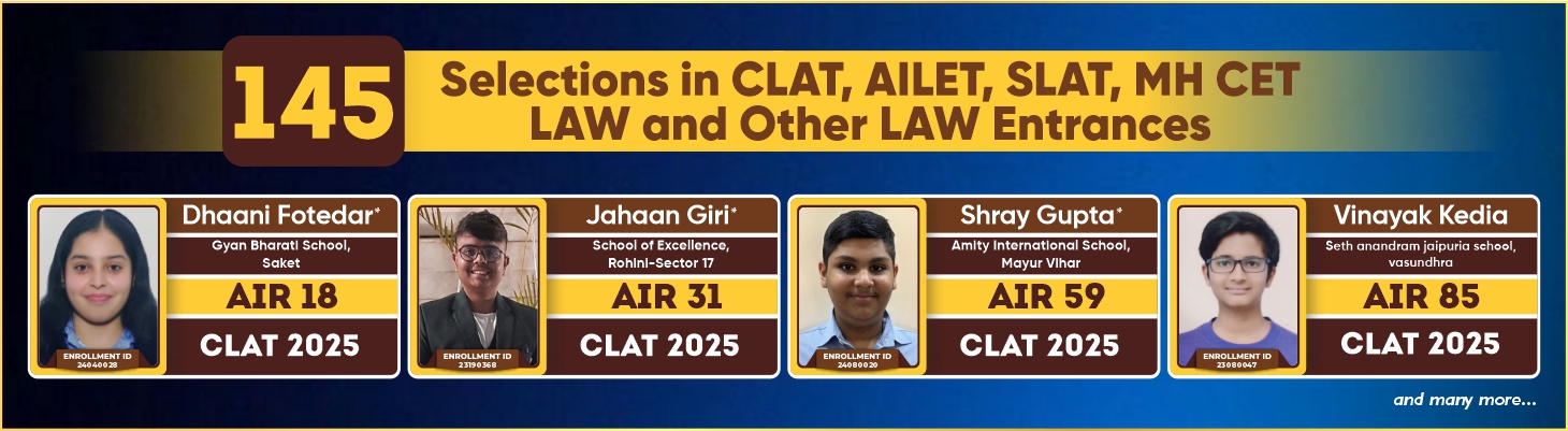 CLAT Rankers Banner
