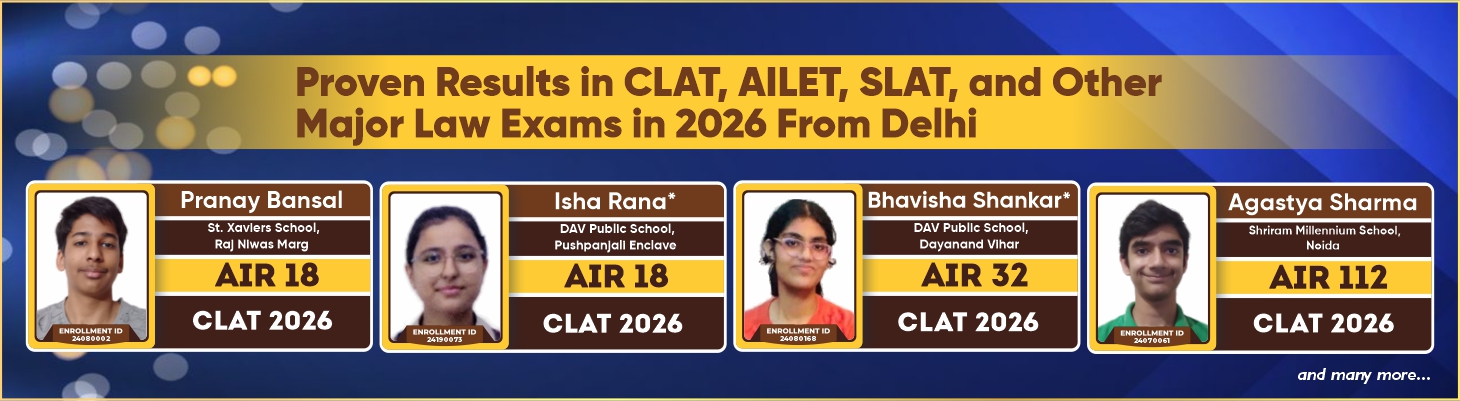 CLAT Rankers Banner