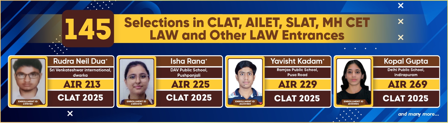 CLAT Rankers Banner